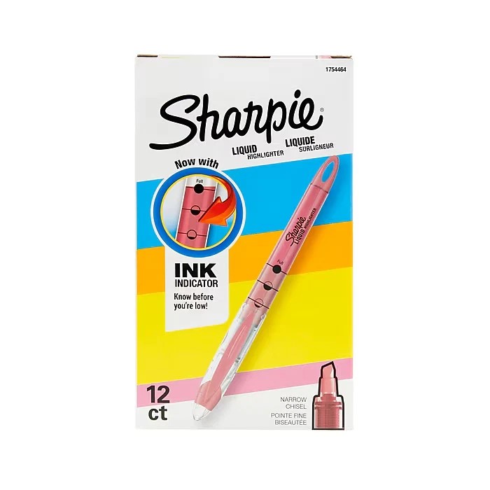 Narrow Chisel Tip Pink