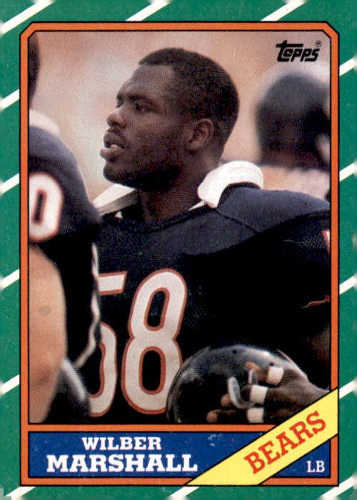 1986 Topps #25 Wilber Marshall