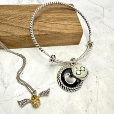 Collar y brazalete Harry Potter ala snitch dorada colgante gafas siempre dijes