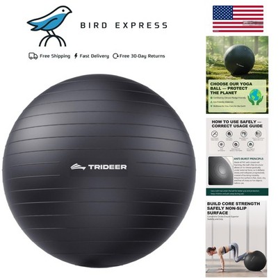 Exercise Ball for Yoga Pilates Fitness Stability Ball with Pump 5 Sizes