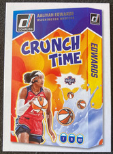 2025 Panini Donruss WNBA #4 Aaliyah Edwards Crunch Time Washington Mystics