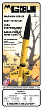 Flying Model Rocket Kit - OOP Semroc Magnum Series 'Goblin' - KV-80
