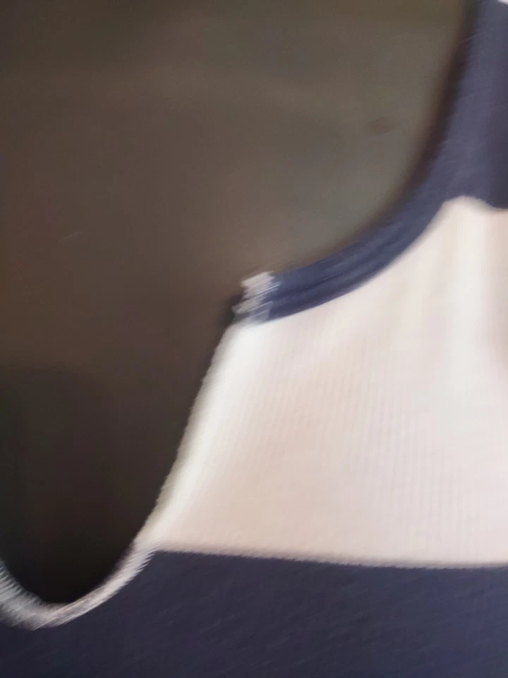  Camiseta sin mangas Polo Jeans Co. Ralph Lauren talla XL a rayas cuello en V algodón Y2K vintage  Foto 4 de 4