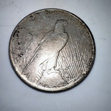 1926 D Peace Dollar 90% Silver Denver Mint One Dollar From Belt Buckle See Pics