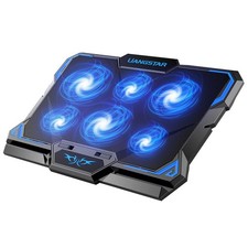 Soporte De Enfriamiento Para Laptop De 17 Pulgadas Con 6 Ventiladores Led