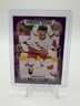 2025-26 O-Pee-Chee Marquee Rookie Justin Robidas Purple Border 28/49 #574 Canes