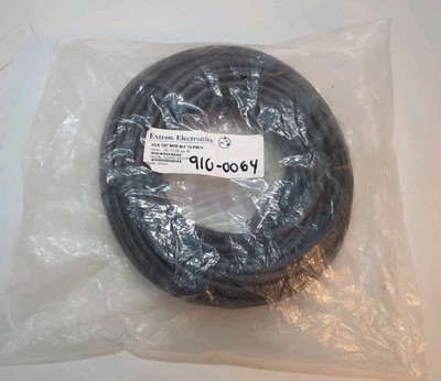 Extron Electronics VGA 110 MHR M-F 15 Pin H Video Cable 26-112-04 Rev M Black