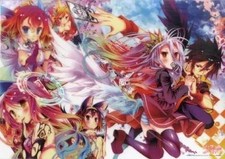 No Game No Life A3 Poster Bonus for DVD/Blu-ray Volume Japan Anime Collectible