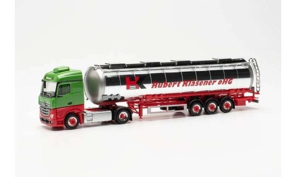 Herpa 315395 Mb Actros Streamspace Jumbochromtank-Sattelzug, 1:87 / H0-image