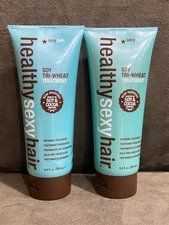 2 HEALTHY SEXY HAIR SOY TRI-WHEAT TREATMENT REPAIRING DEEP CONDITIONER MASK 6.8
