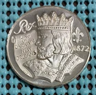 1991 Krewe of REX /Mystery & Magic of Masks .999 FINE SILVER Mardi Gras Doubloon