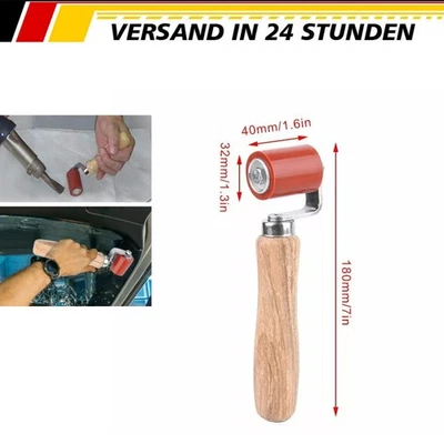 Hand-Andrückrolle 40mm Dachdecker Hitzebeständig Andrückwalze Werkzeug Silikon - Bild 1 von 4
