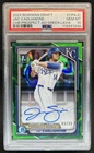 2024 Bowman Draft Jac Caglianone Chrome Auto Green Lava Refractor 1st /99 PSA 10