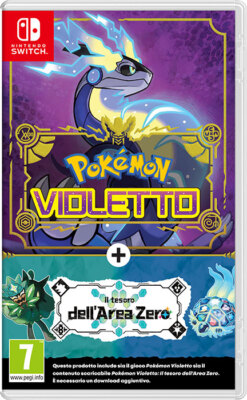 Pokemon Violett + Pack Erweiterung Die Schatzkiste Dell' Area Zero Nintendo