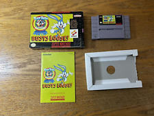 Tiny Toon Adventures: Buster Busts Loose! SNES Complete In Box Super Nintendo