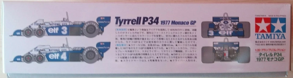 F1 TYRREL P34 6 RUOTE GP MONACO 1977 - Immagine 2 di 4