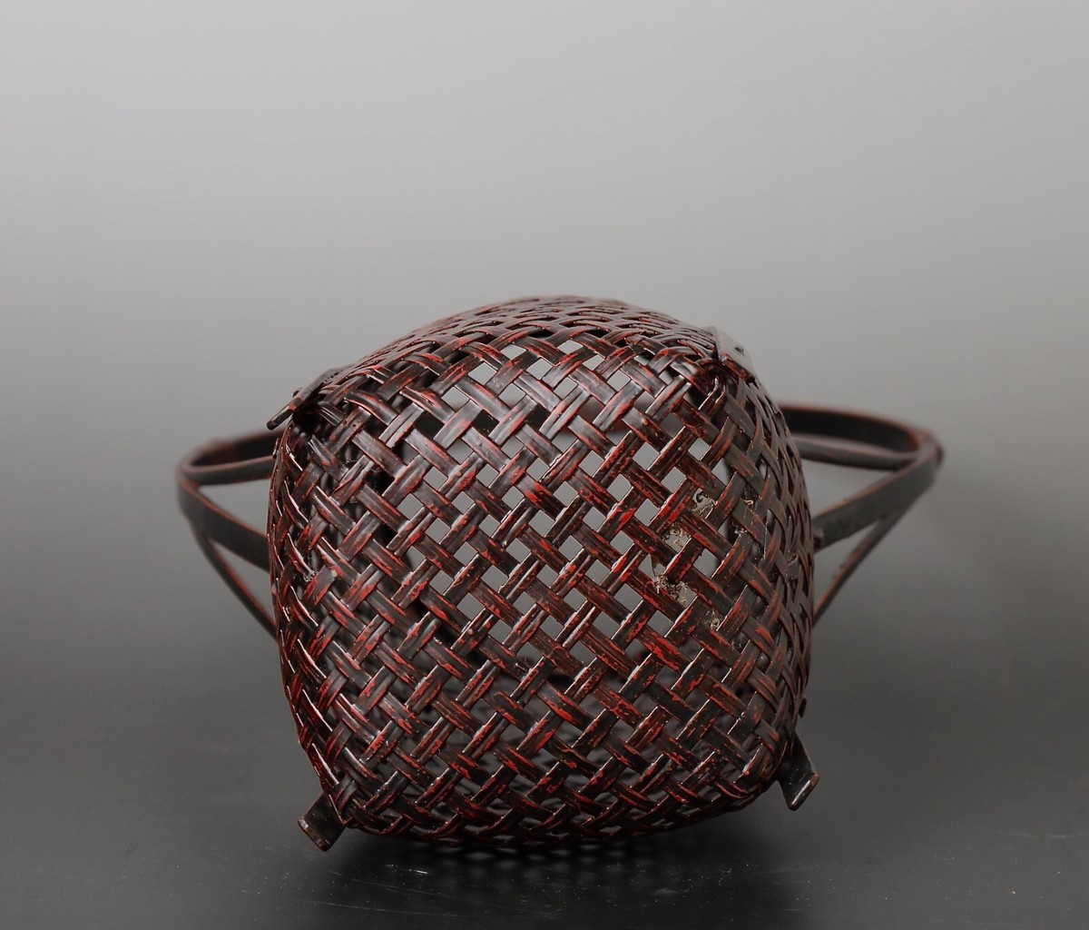 Japanese beautiful lacquered bamboo flower basket ZE54 | eBay