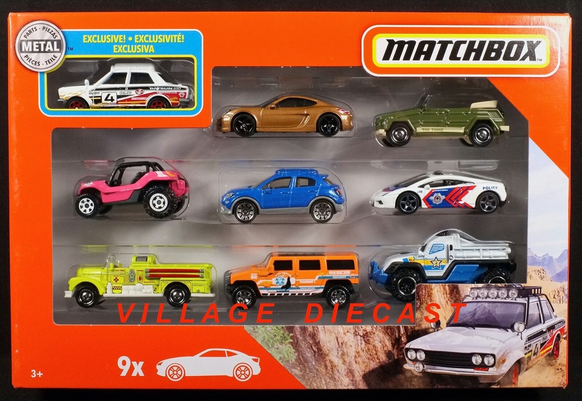 2020 Matchbox 9-Pack Exclusive '70 Datsun 510 Rally WHITE +