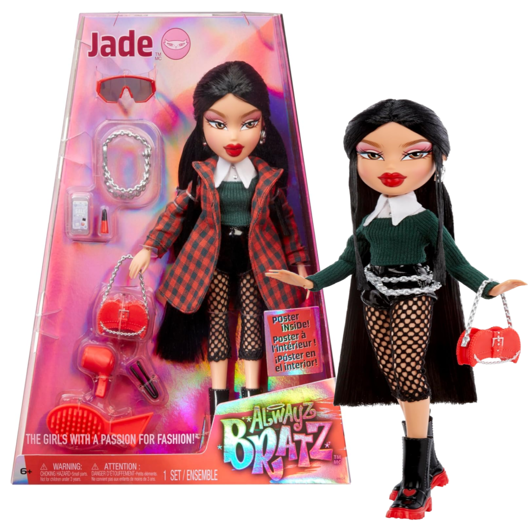 2024 Bratz Alwayz Yasmin Jade Sasha Cloe Doll Poster Accessories