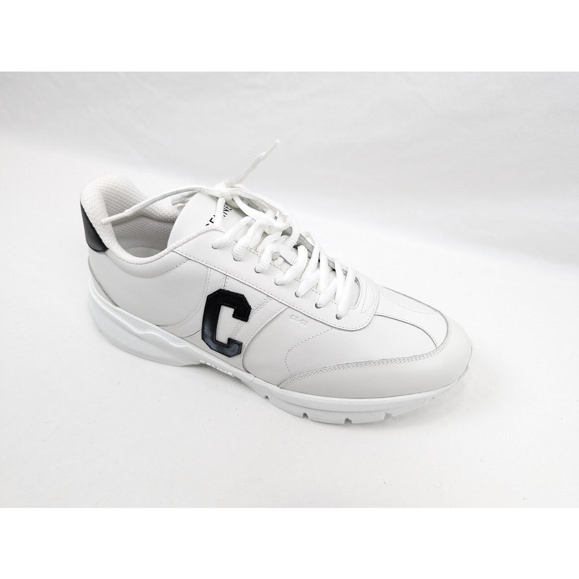 Celine Low Lace-up Sneakers Runner Calfskin in Optic White