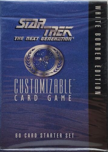 Star Trek The Next Generation Customizable Card Game White Border Edition NEW - Picture 1 of 6