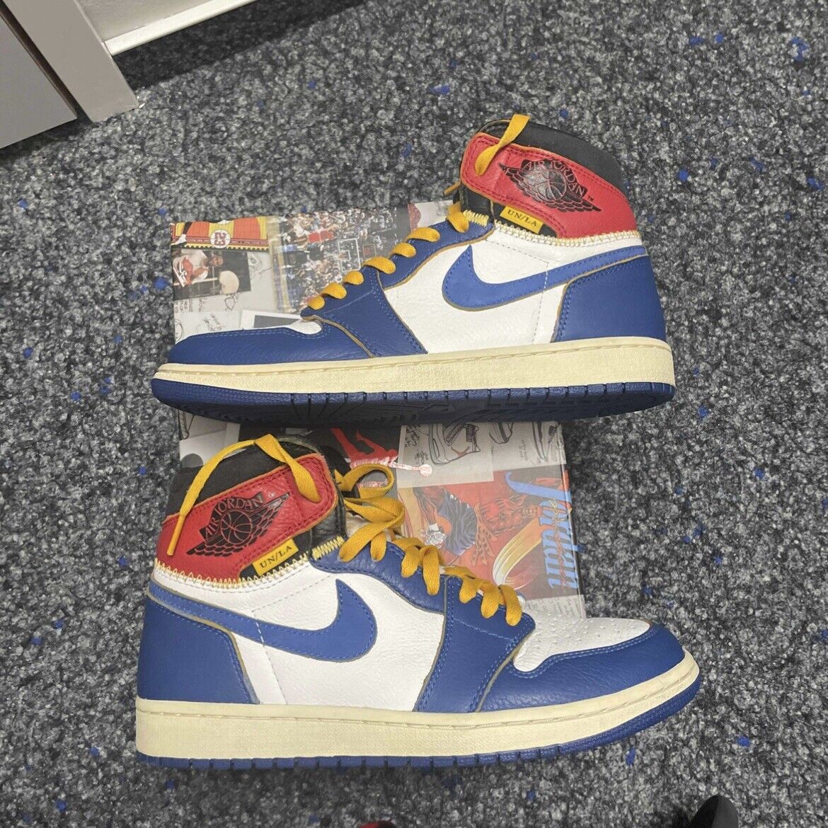 Union LA X Nike Air Jordan 1 Retro High OG Storm Blue Size Union LA X Nike Air Jordan 1 Retro High OG Storm Blue Size