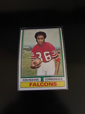 Ken Rievs Ken Reaves 1974 Topps Football Card Falcons 317 NRMT+ PWE | eBay