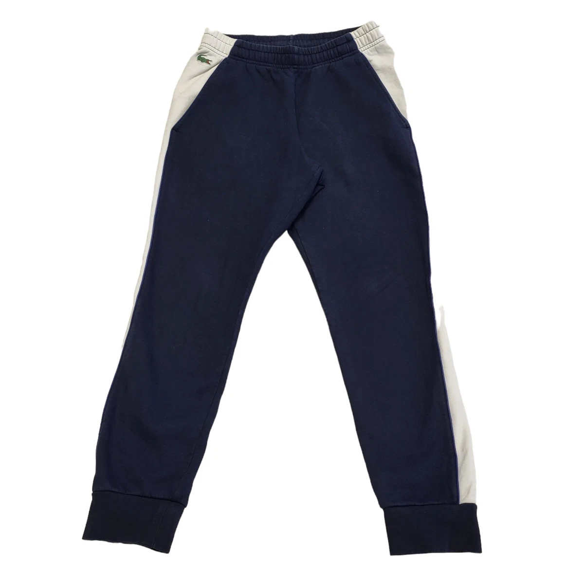 Navy lacoste tracksuit bottoms new arrivals