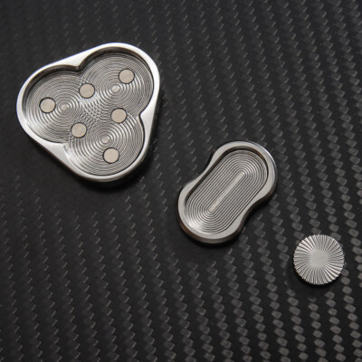 Fidget Slider Magnetico In Metallo - Giocattolo Antistress Per Adulti | Design Open Armor, Rotazione Fluida