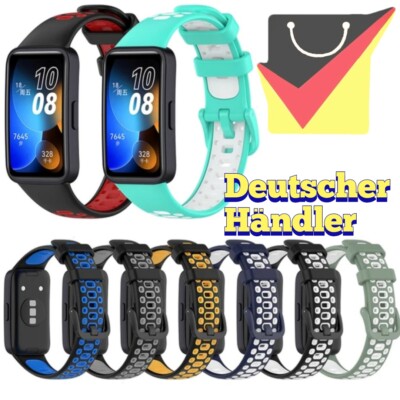 Armband Für HUAWEI Band 10 / 9 /  8 Silikon Ersatz Uhrenarmband, strap watch Uhr