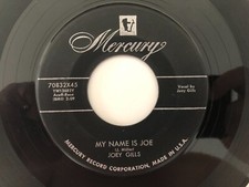 '56 Cajun Country Bop 45 JOEY GILLS My Name Is Joe MERCURY hear