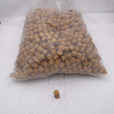 11 Lbs Lost Oak Winery #8 Premium Bulk Wine Cork Stoppers Straight 7/8'' x 1-3/4''