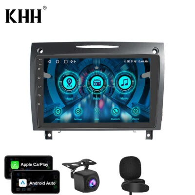 KHH Für Mercedes Benz SLK R171 2004-2011 Carplay Autoradio Android BT GPS Navi 2+64G