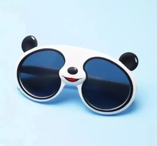 Funny Panda Sunglasses Cute Cartoon Children'S Sun Glasses for Boys Girls Silico