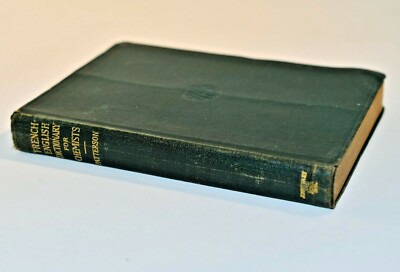 PATTERSON'S FRENCH-ENGLISH DICTIONARY FOR CHEMISTS JOHN WILEY & SONS 1921