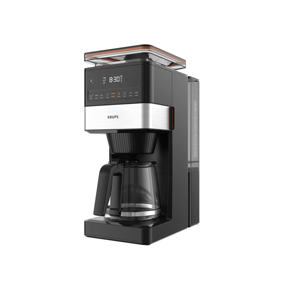 Krups KM8428 Grind Aroma XL Glas Filterkaffeemaschine 1,5 L inkl Kegelmahlwerk - Bild 2 von 4