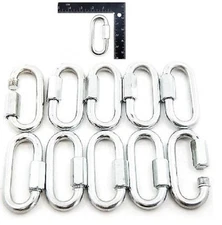 10 pcs 3/8" Heavy duty Quick Link Chain Rope Cable Connector Heavy Duty 10mm