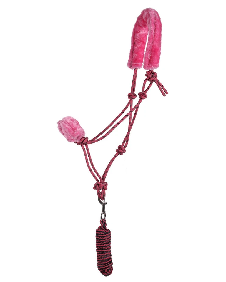 L-Sport weich gepolstertes Knotenhalfter Set mit Führstrick - Bild 3 von 4