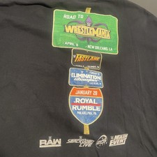 WWE Official Crew 2018 Road to Wrestlemania T-Shirt Size XXLarge XXL Wrestling