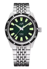 MERKUR Handwinding Mechanical Vintage Watches New Green Dial Dress Watch NEW