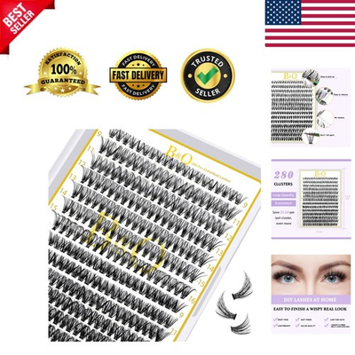 #ad #ad Bamp;Q Lash Clusters 280PCS Natural Eyelash Clusters 30D 40D C 12 18MIX Individu... $15.99