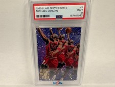 1995-96 Flair - New Heights Michael Jordan #4 PSA 9 Mint