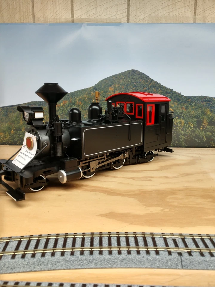 older Bachmann G scale "L" 2-4-2 steam loco (DCC Ready) Smokes - Unlettered NEW - Image 2 of 4