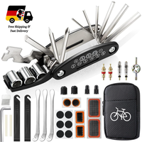 Fahrrad Reparaturset 16-In-1 Multitool Flickzeug Aus Legiertem Stahl Kompakt