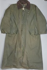 Herren Barbour Burghley grün Wachs lang Coun...