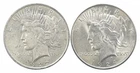 1922 & 1924 Peace Silver Dollar $1 Bullion Collection Lot *175