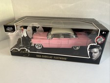 Jada Elvis Presley 1955 Cadillac Fleetwood Pink 1:24 w/ Figure NIB