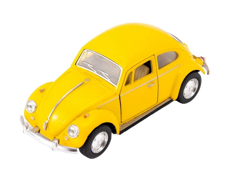 Modellino Auto 1967 Classical Beetle. Auto Giocattolo 1:32 con Porte Apribili. - Immagine 2 di 4