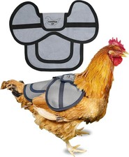 Canvas Chicken Saddle for Hens with Larger Wing Cover  Adjustable Straps - Dura