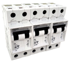 Lot of 3 - 5SX22C6 Siemens 480V 2 Pole Circuit Breaker - Next Day Option
